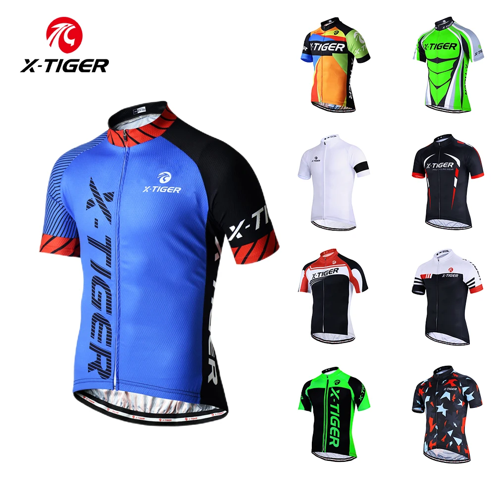 

X-TIGER Cycling Jersey Men Mountain Bike Clothing Quick-Dry Racing MTB Bicycle Clothes Uniform Breathale Cycling Clothing Wear