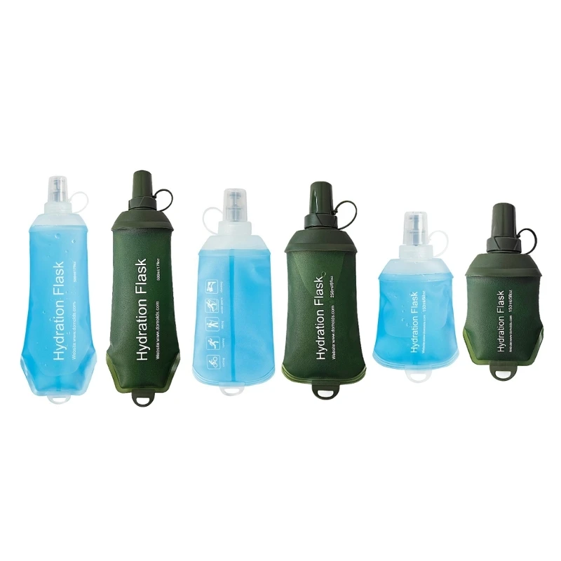 Extendable Foldable Water Bottle Flexible Bottle Reusable Water Bottle for Hikings Adventure Traveling Outdoor Sport sports water bottle portable water bottle