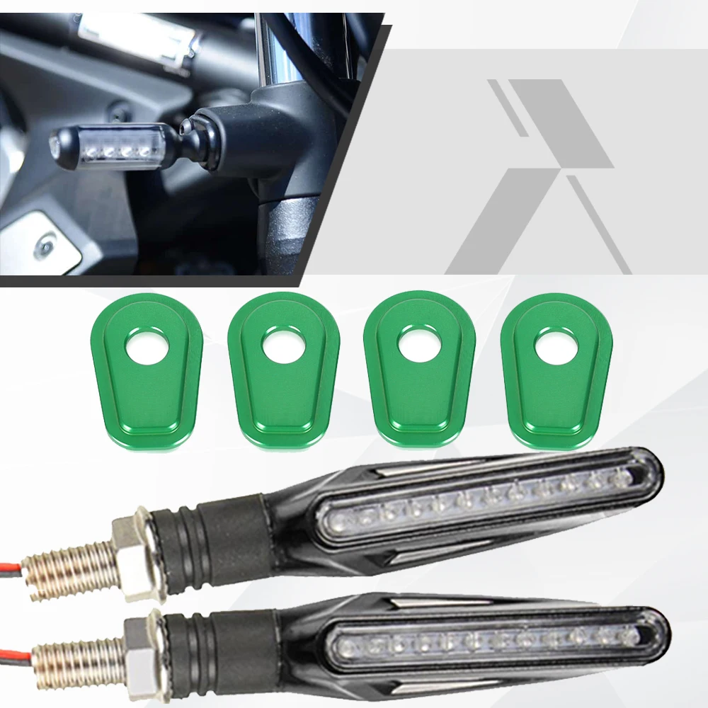 Moto Led Indicatore Di Direzione Adattatore Distanziatori Accessori Per Kawasaki Versys-X 300 Versys 650 1000 Vulcans 650 650Cc