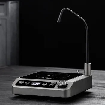 1500W Electric Ceramic Stove 15 Gear Auto Water Supply Induction Cook Water Office Pumping Mini Tea Stove Timing Water Boiler 1