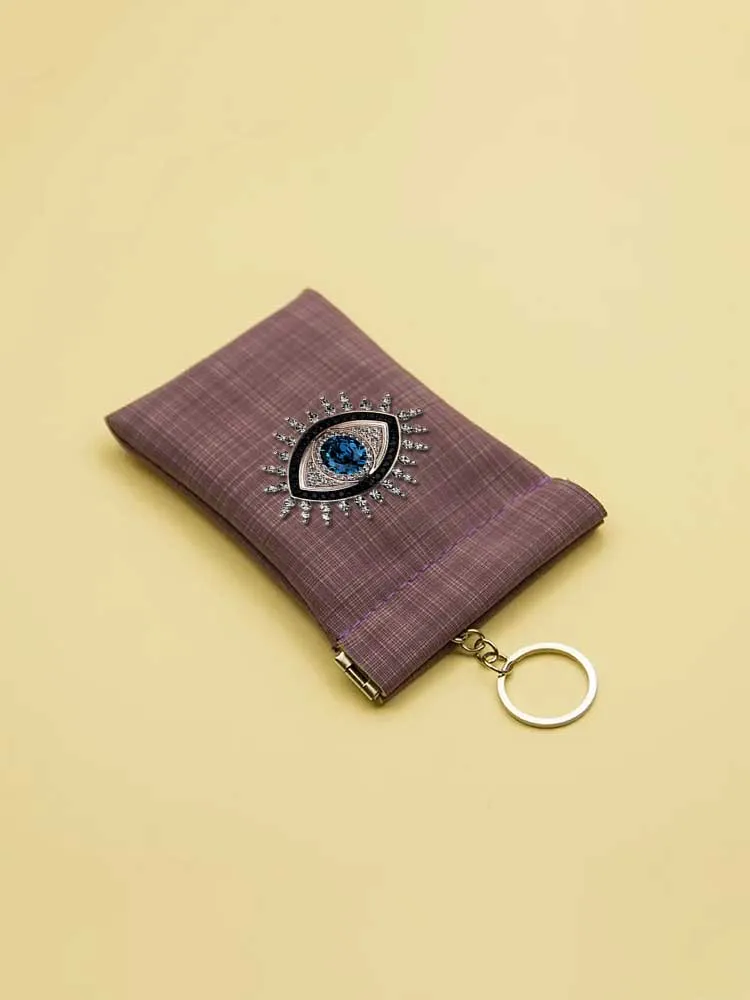 Household Key Wallets - PU License & Coin Store Modernism Luminous Sphere Decor