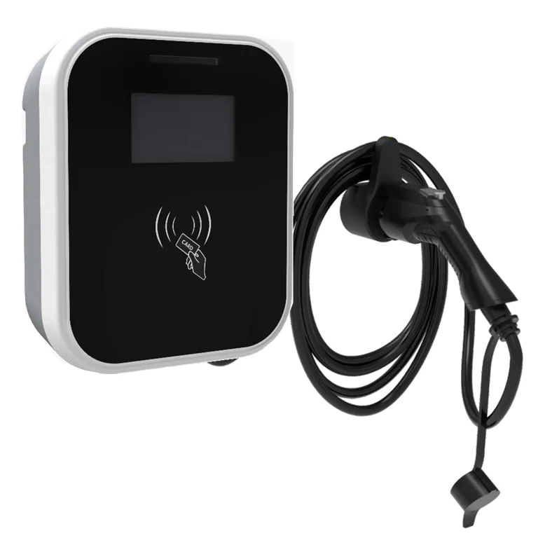 Caricabatterie Ac Ev 32A Type2 Wallbox 7Kw 11Kw 22Kw Rfid Wifi Smart App Stazione Di Ricarica Ev