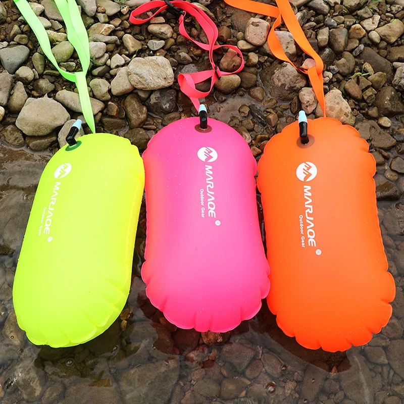 

1PC HOT! Float Inflatable Signal Drift Bag PVC Swimming Buoy Safety Air Dry Tow Bag for Outdoor Sports Camping Hiking