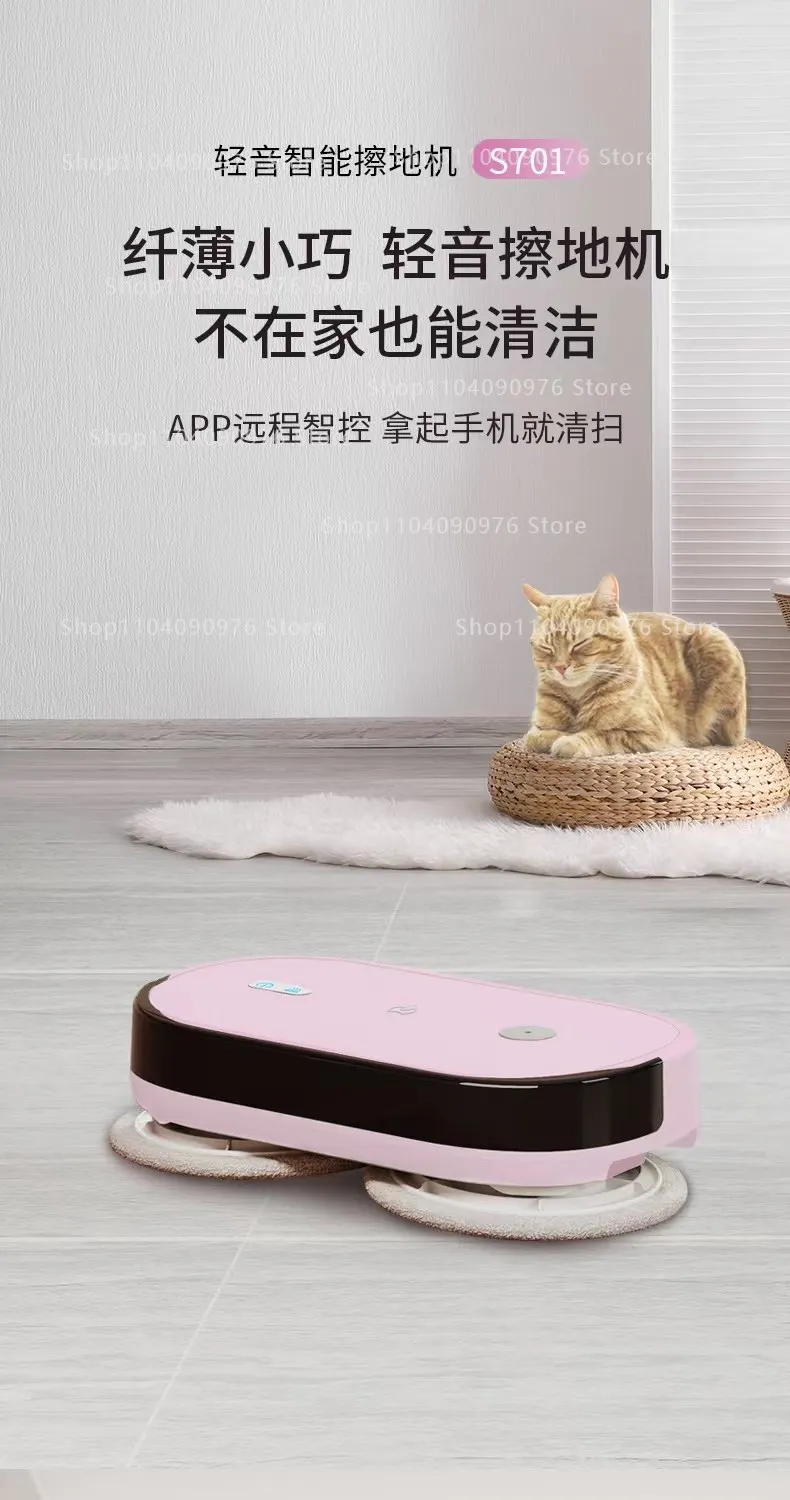 Smart Floor Washing Robot with Dual Mop Auto Mopping Self Cleaning and Humidifyi