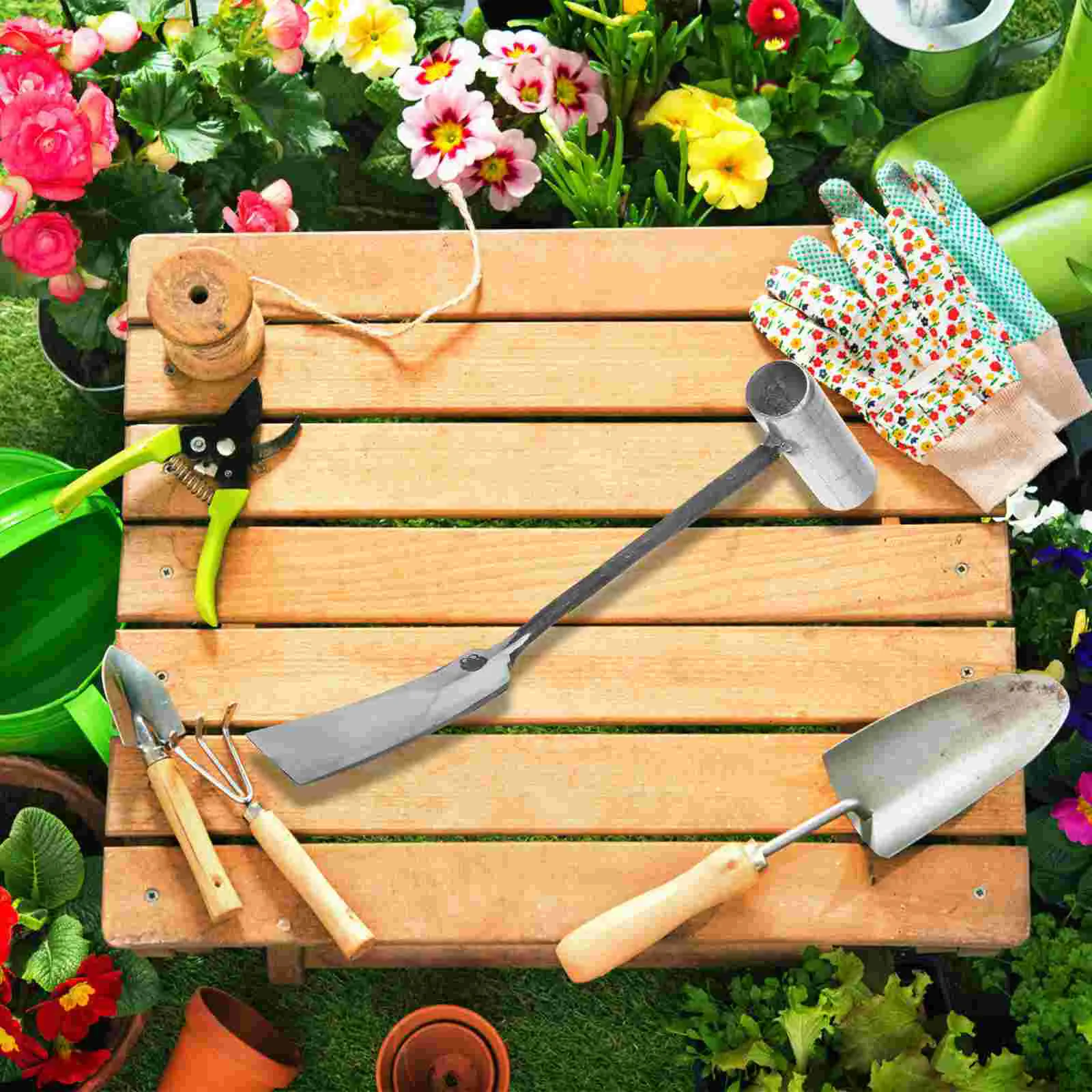 Planting Garlic Digging Tool Wild Vegetables Scoop Garden Shovels Iron Gardening Spade