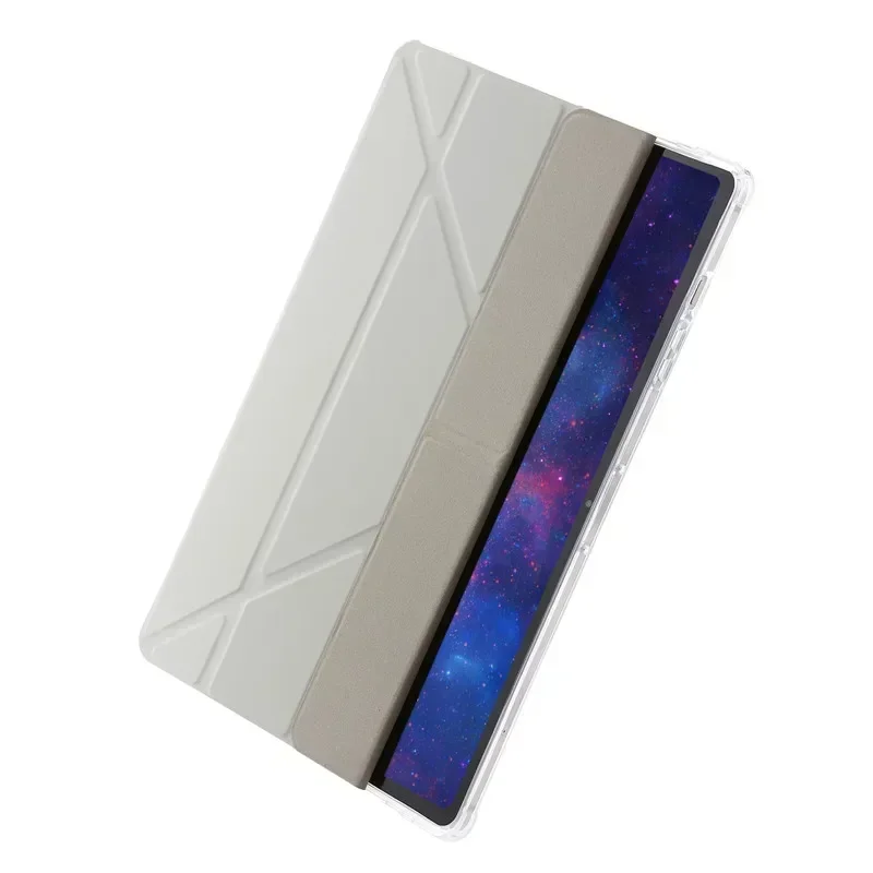 Premium Clear Acrylic Stand Smart Cover with Pen Holder