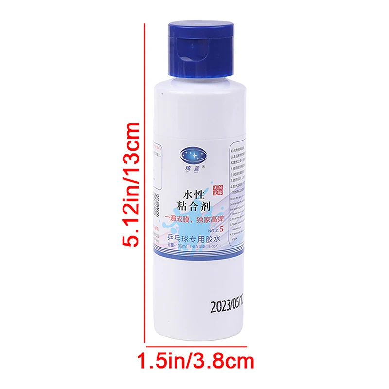 Water glue 1Pc 100ML Ryukyu Blue Waterbased Glue for Table Tennis Racket Ping Pong Accessories ITTF Approved