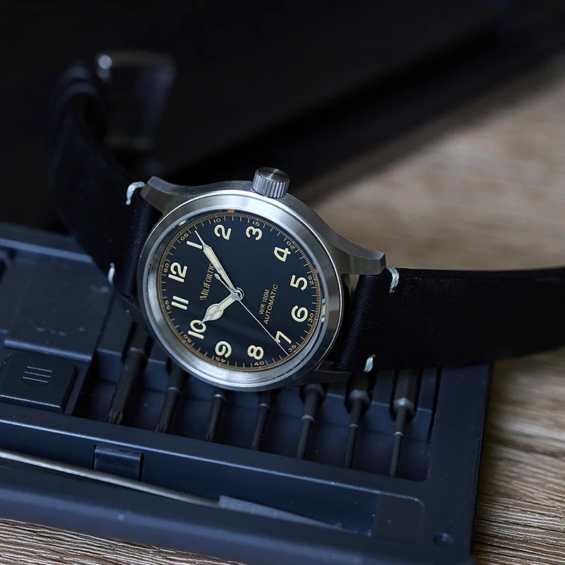 Milifortic Field Watch Man NH35 Automatic 100M Waterproof Best Selling Original Rare Vintage Military Khaki Homage Watches
