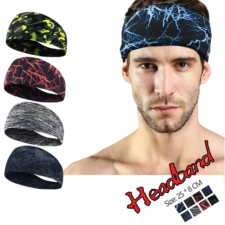 Sport Sweat Headband Sweatband Yoga Hair Bands Running Cycling Dance