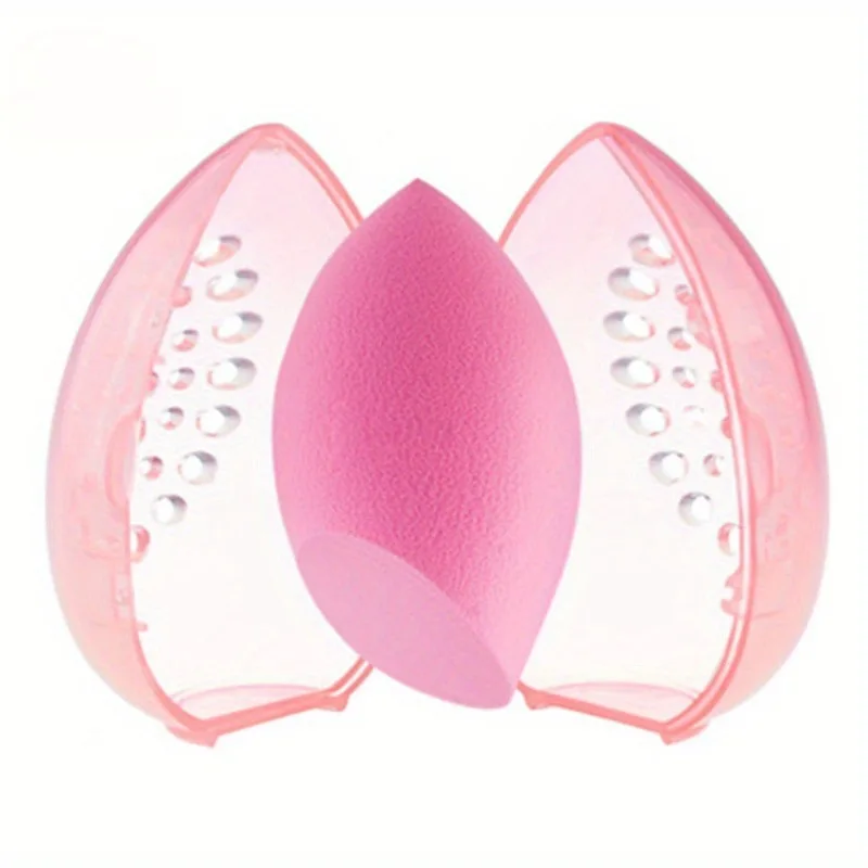 مقاوم للماء المحمولة مستحضرات التجميل إسفنجة تجميل تخزين خلاط حالة Waterdrop ماكياج البيض نفخة البلاستيك قذيفة تخزين السفر