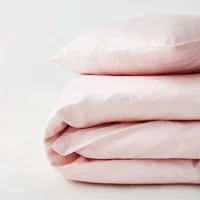 3pcs Lyocell Bamboo Fiber Duvet Cover Set,Luxury Solid Summer Silky Cooling Bedding Set(no Sheet),Single Quilt Cover+Pillowcases 5