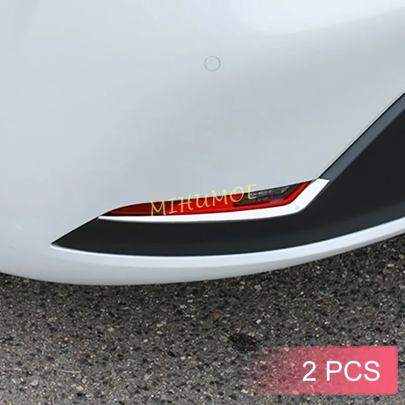 Chrome-Rear-Fog-Light-Cover-Bumper-Reflector-Trims-For-Toyota-Prius ...