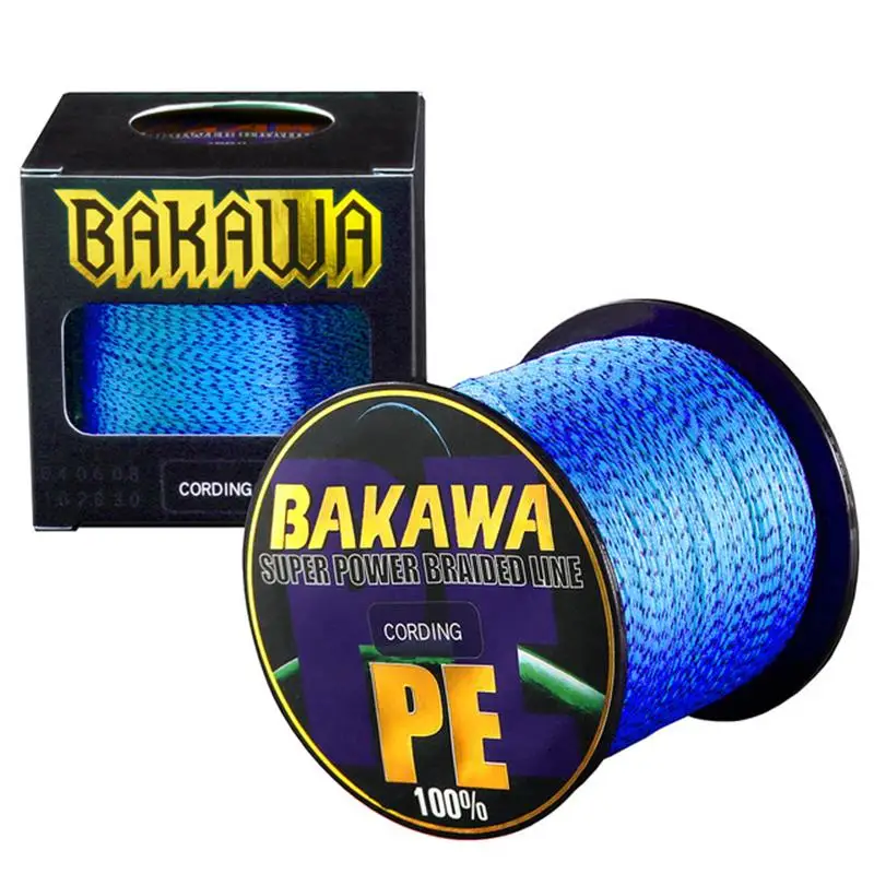 

Леска рыболовная BAKAWA, 4 нити, 300 м, 500 м