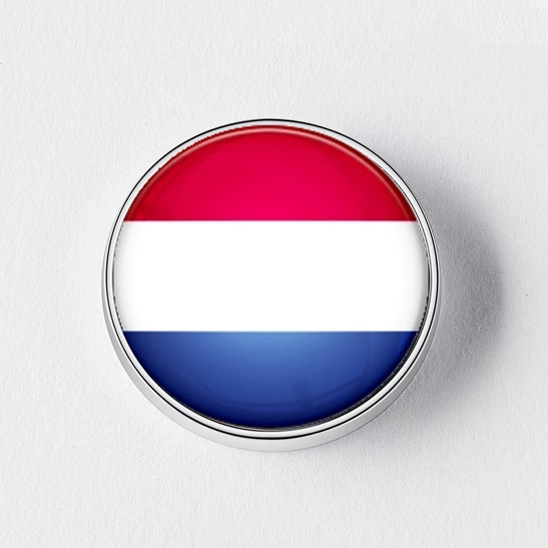 3D Netherlands Flag Magnet Magnetic Metal Home Refrigerator for Fridge Is Used To Decor