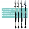 1.6M-2.4M Telescopic Fishing Rods Spinning Baitcasting Carbon Pole Ultralight Weight Fishing Accessories Lure Weight 10-30g 2