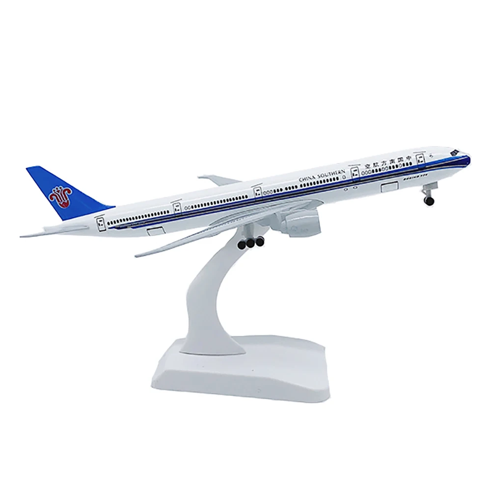 

Самолет China South Airlines, 20 см, Боинг 777 с посадочным шасси, модель самолета B777 из сплава, игрушки для детей, подарок для коллекционирования