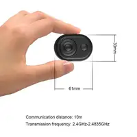 Mini bouton de contrôleur d'obturation à distance sans fil, compatible Bluetooth, retardateur, bâton d'appareil photo, obturateur de Page de téléphone, libération de rotation 6