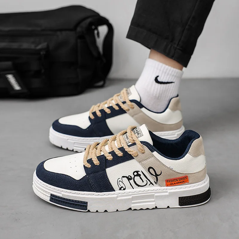 

2023 Summer and Autumn new niche de training shoes fashion trend color blocking student shoes men hundred sports board shoes