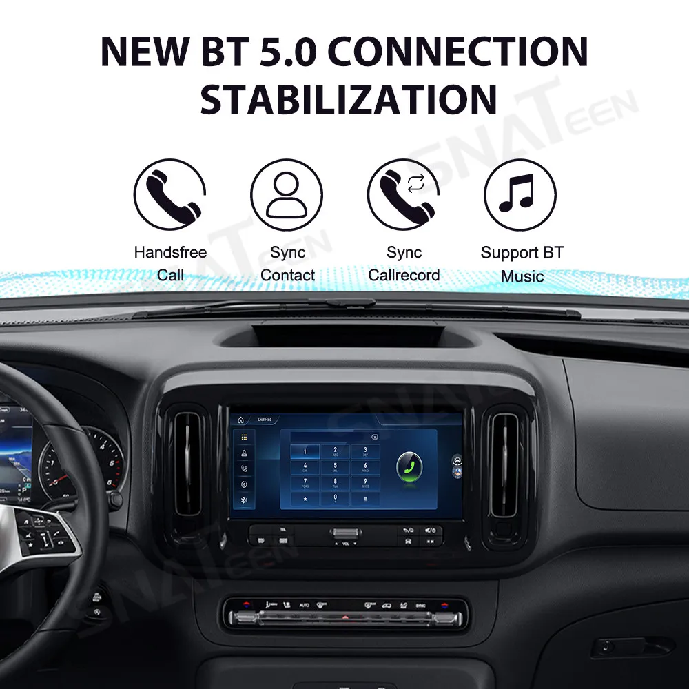 12.5 Inch Android 13 CarPlay Car Radio For Mercedes Benz Vito 2024 Touch Screen Multiedia Player GPS Navigation Car Accessories - Image 4