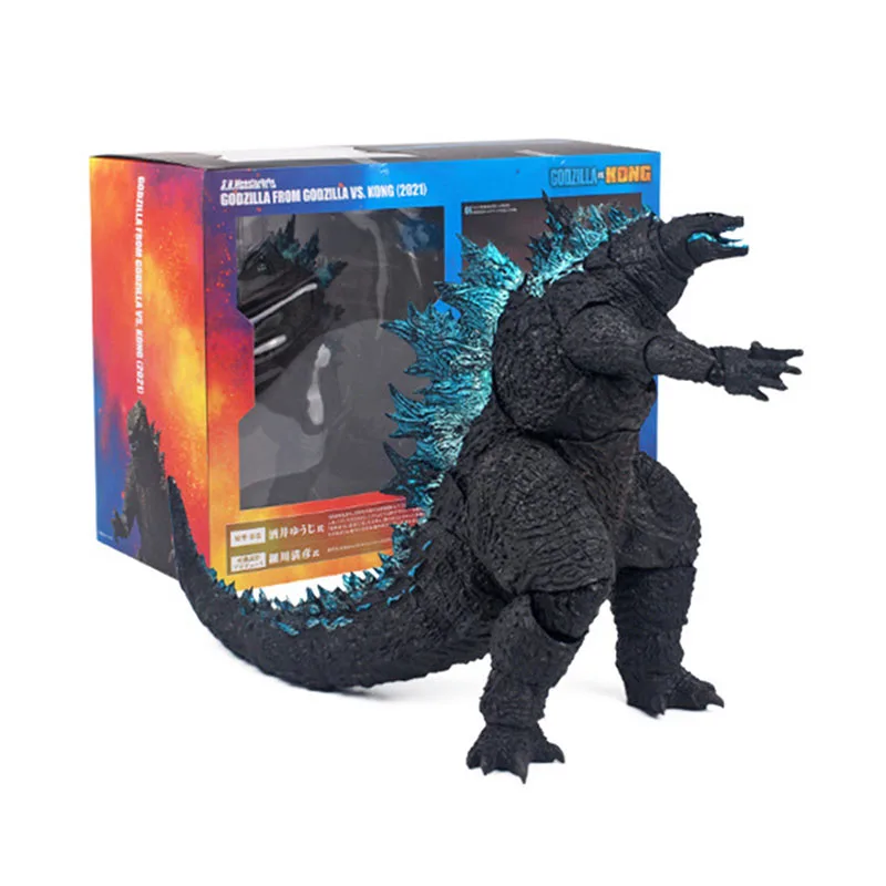 

2021 Movie SHM Godzilla from Godzilla Vs. Kong Figurine 17CM Action Figure Toy for Birthday Christmas Gift