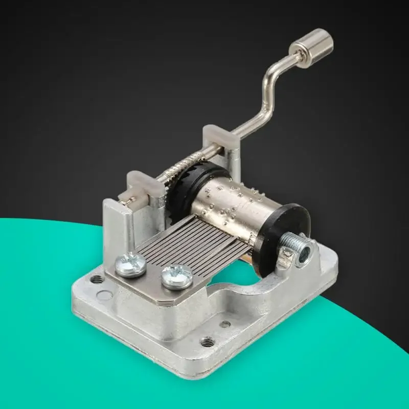Music Box Mini Hand Cranking Music Movement Transparent Box for Christmas Gift Merry Christmas music box,carousel music box