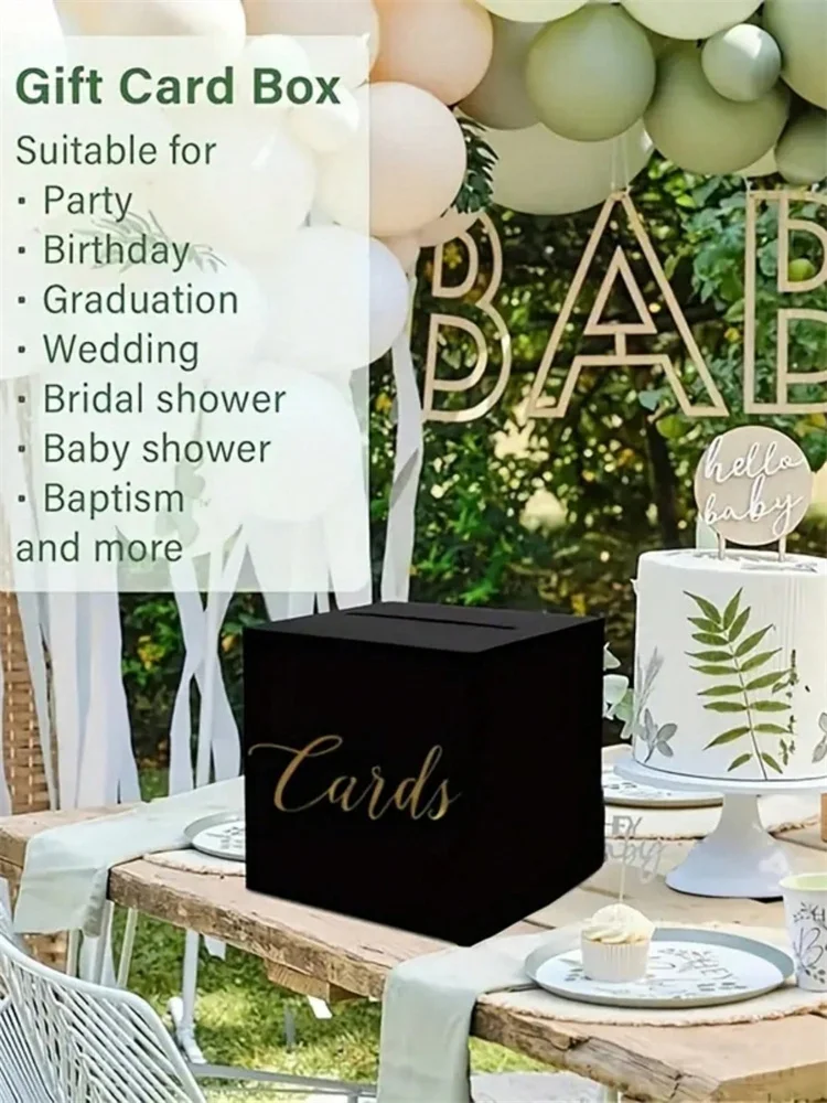 Gift Card Box 1pc With 10 Cards For Birthday Wedding Retirement