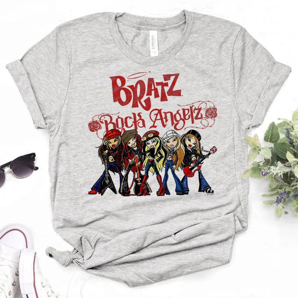 

Bratz t-shirts women Japanese designer funny t-shirts female graphic streetwear designer clothing