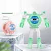 Electronic Deformation Watch Toy, Robot Children's Gift Including Button Battery For Children 1