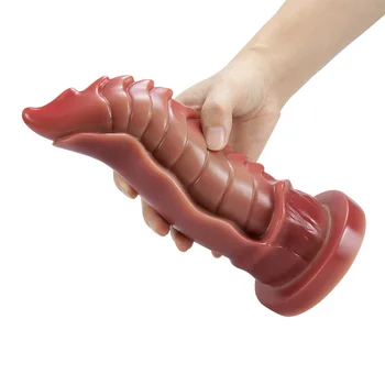 New Dragon Dildo Anal Plug Strap On Vaginal Anus Butt Plug Monster Dildos With strong Suction Cup Sex Toys For Women and Men 6