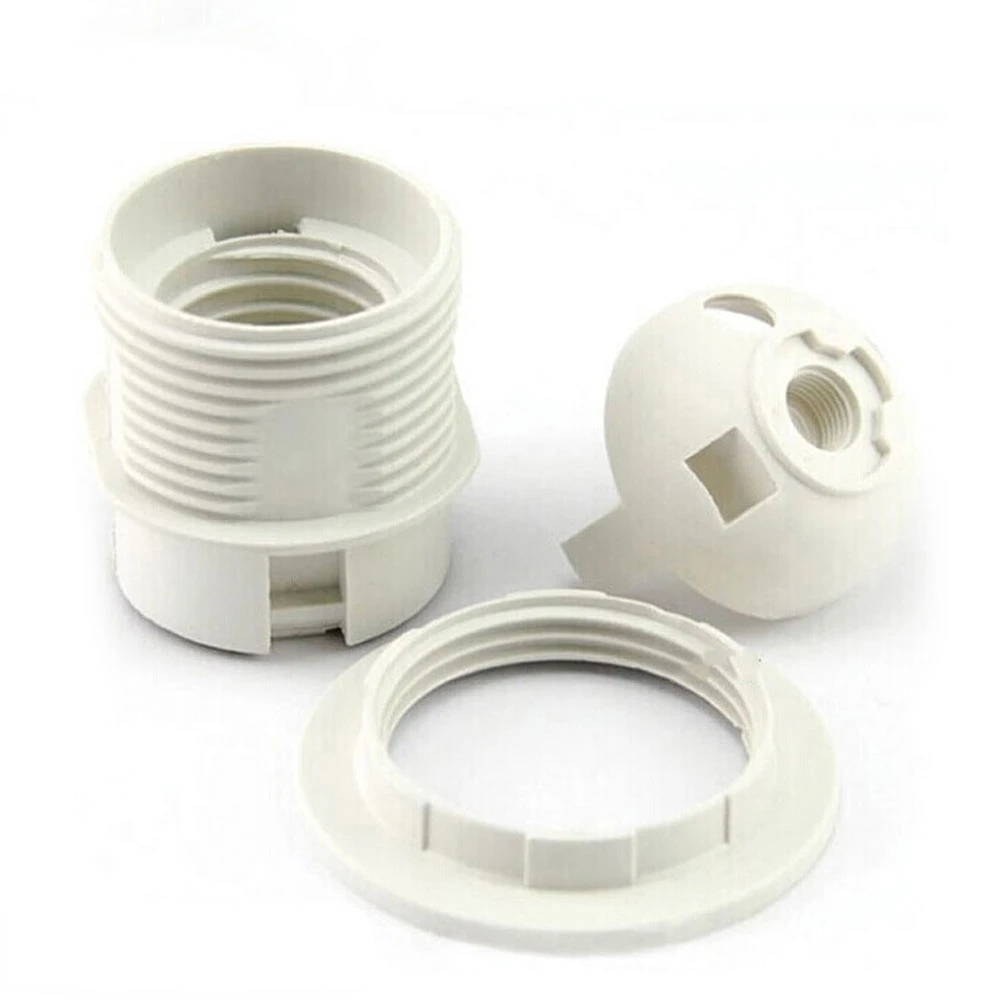 E27 LED Plastic Lamp Holder Light Bulb Socket Holder E27 Base Lamp Accessories Luminaire Bulb CQC CE