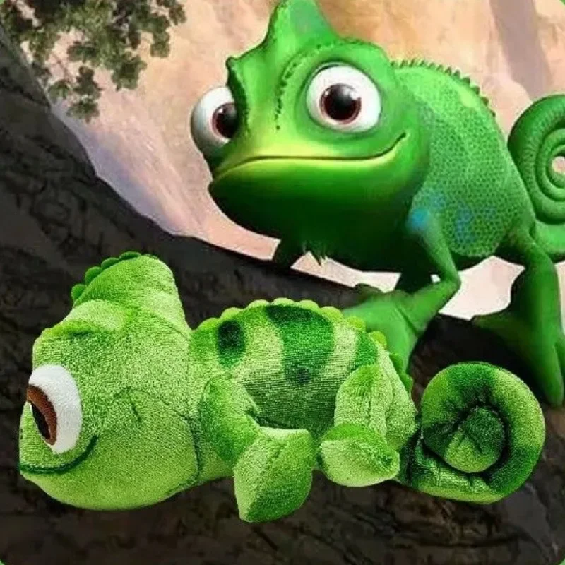 

15 см, Паскаль Рапунцель, хамелеон, плюшевые игрушки, мягкие набивные животные, периферийная плюшевая кукла, украшение на плечо, детские подарки на день рождения