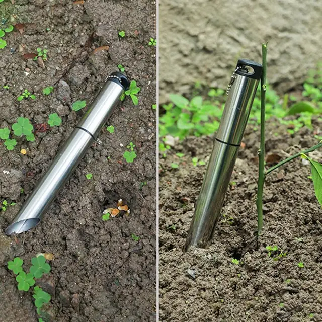 Izzó Ültetvény Szerszám Palánta Transzplanter Ültető Lyukú Ültetvényes Talajkibocsátás Kertész Kézi Szerszámok - Image 4
