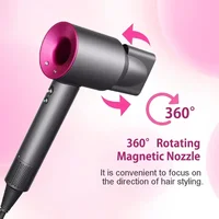 2025 Super Hair Dryer 220V Leafless Hair Dryer Personal Hair Care Styling Negative Ion Tool Schedule Negative Ion Electric Dryer