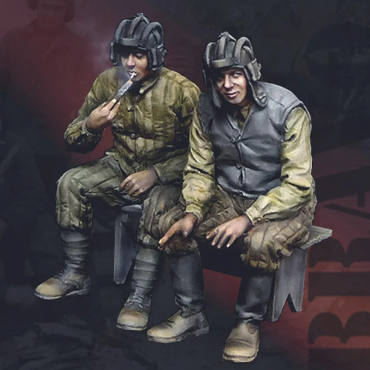 

Модель из смолы 1/35, фигурка солдата GK, танковая Экипировка RKKA 2, военная тема Второй мировой войны, несобранный и Неокрашенный комплект