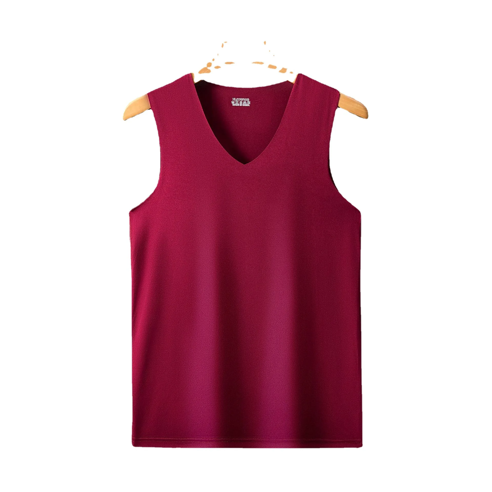 Men's Underwears Undershirts Summer Vest Men Traceless Ice Silk Tank Top Slim Fit Sports Fitness Sleeveless Breathable Singlet bodybuilding tank tops running vests sports tank tops sports vests tank tops