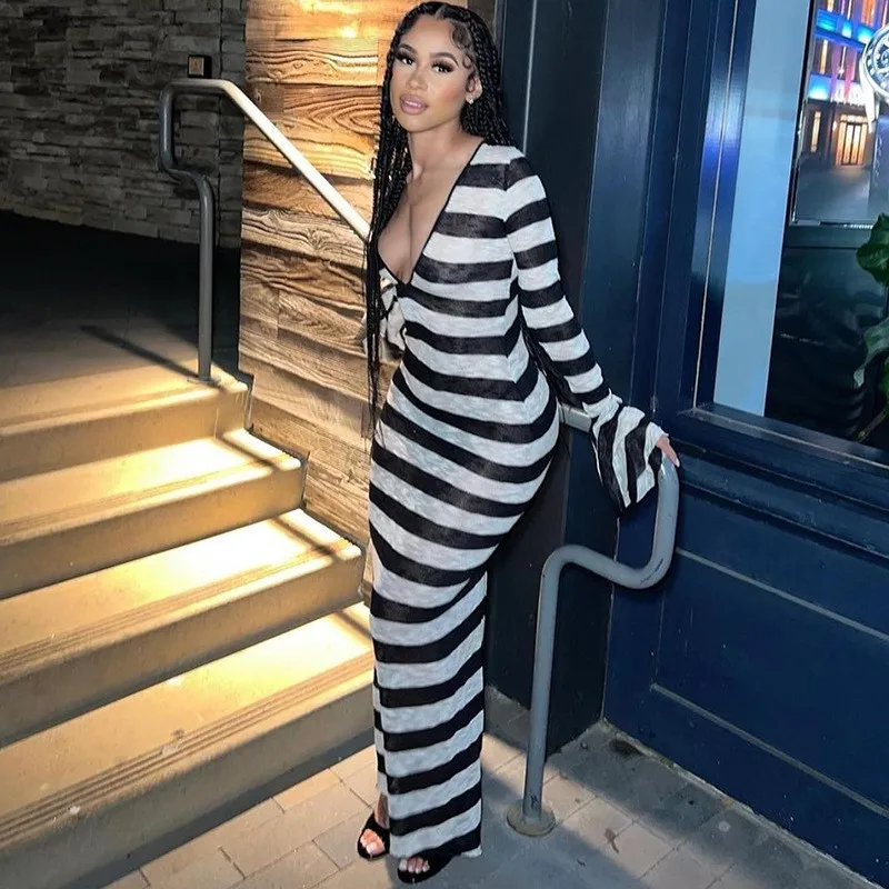 

Женский купальный костюм 2023, пляжная одежда, накидка для купания, сексуальное платье с воротником и принтом, юбка с длинным рукавом и открытой спиной, уличная одежда