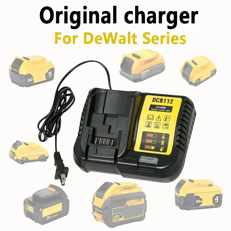 Original Charger For DCB200 Dewalt 10.8V 12V 14.4V 18V 20V DCB206 DCB205 DCB204 DCB203 DCB120 DCB107 DCB115 DCB105 charger adapter battery charger power supply adapter battery charger adapter