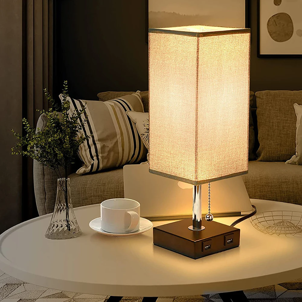 YINZAM Bedroom Night Lamp Reading Light 2USB Plug Recharge Desk Lamp Study Room Decoration for Light Fixture Home Appliance