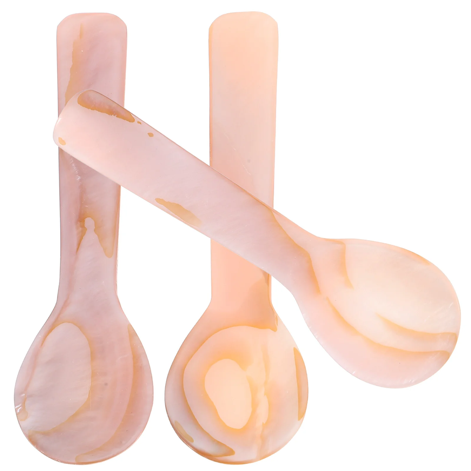 

3 Pcs Dessert Spoons Shell Soup Home Supplies Manual Household Small Kitchen Essentials Child