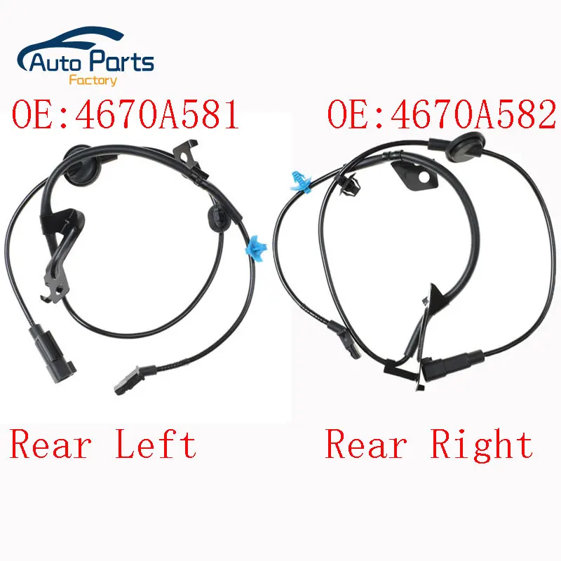 

Rear Left Right ABS Sensor For Mitsubishi ASX Outlander II 1.8 2.0 2.2 2.4 i DI-D CW1W CW4W CW5W CX4A GA2W 4670A581 4670A582