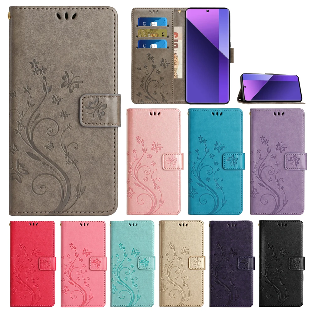 Stylish Wallet Flip Phone Case - Premium Protective Cover with Card Slots and Magnetic Closure