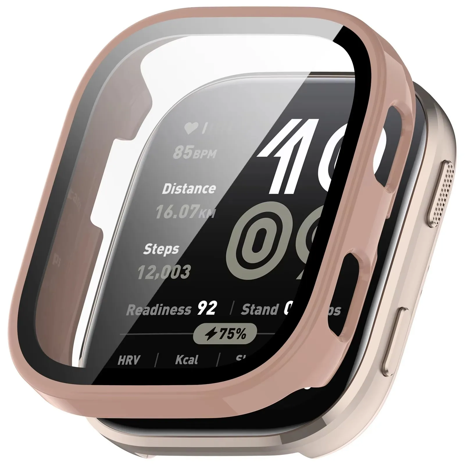 Premium Anti-Scratch Tempered Glass Watch Case with Bumper for Smartwatch Protection