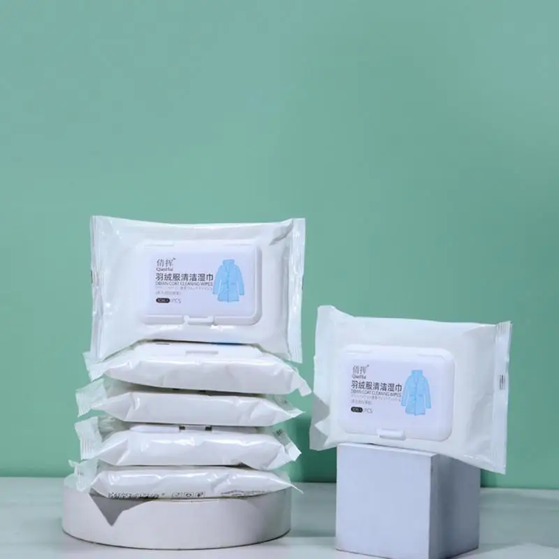 Down Coat Cleaning Wet Wipes, clothing stain removal wet wipes