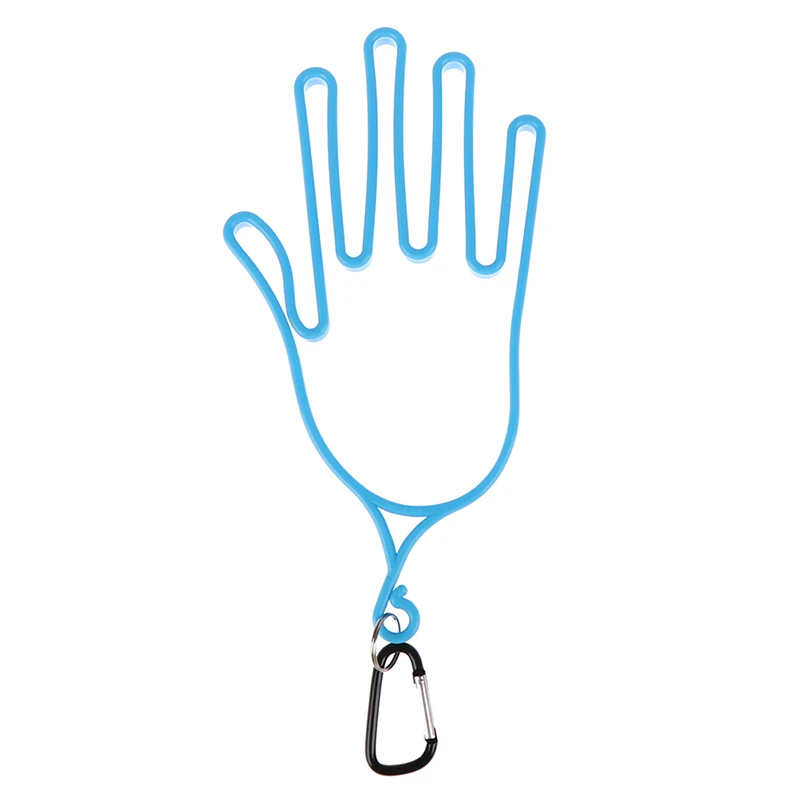 Golf Gloves Stretcher Golfer Tool Gear Plastic ABS Golf Gloves Holder Rack Dryer Hanger Stretcher with strap 5