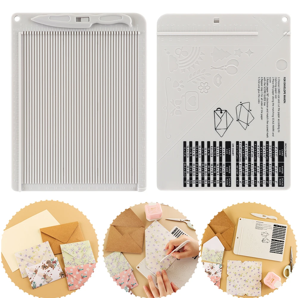 Creative Envelope Maker Board 6.4*8.5 inch Multi-Purpose Scoring Tool for Card  Making Machine DIY Gift Box Letter Scratch Maker - AliExpress