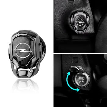 Pulsante di avviamento auto con un solo clic, decorazione interna per Opel Corsa Astra Insignia Vectra Zafira Meriva Mokka Grandland Vivaro