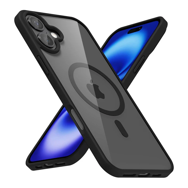 Luxury Magnetic Candy Color Matte Clear Case - Ultra Thin & Soft