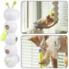 Smart Caterpillars Toy for Cat Interactive Caterpillars Cat Toy for Indoor Cats Suction Cup Wiggles Worm Cat Toy
