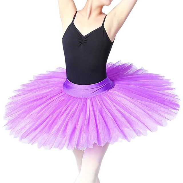 Costume De Danse De Ballet Professionnel Pour Femmes, Jupe Tutu Avec  Sous-vêtements Pour Adultes, Noir, Blanc, Rouge - Ballet - AliExpress