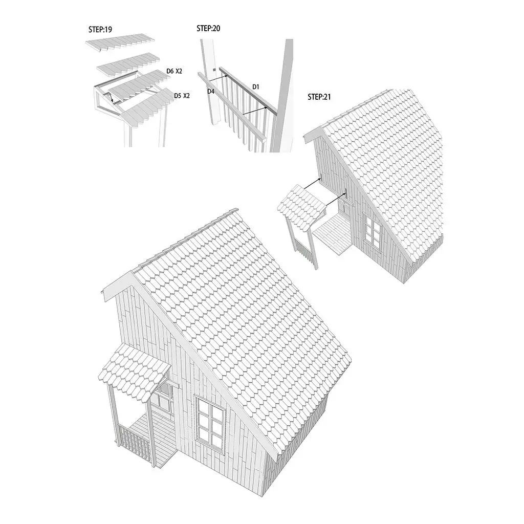 

Wood House s Scale Army Diorama Scene Table Mode Building s Soldier